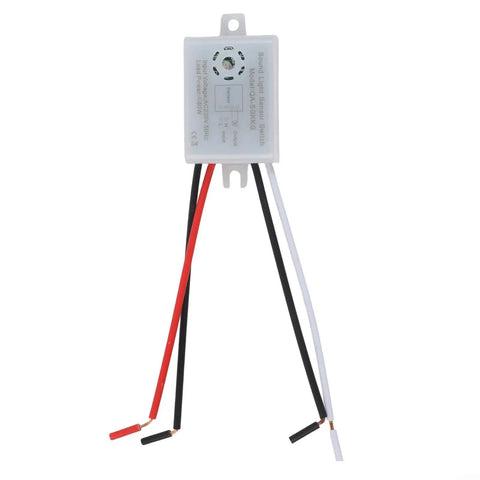 Motion And Sound Activated 220V Light Sensor Switch Auto On Off with wires for energy saving smart lighting in low light areas