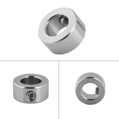 Five Pack 8mm Shaft Lock Collar For T8 Lead Screw Stainless Steel Durable Lock Ring For 3D Printer, Rustproof And Heavy Duty.