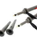 60MHz Oscilloscope Probe Kit With X1 And X10 Attenuation Switch, 123cm lead, hook tips, and ground leads for electronics testing