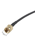 SMA Male To SMA Female Right Angle Aerial Extension Cable RG174 1M Coaxial Antenna Adapter for 4G LTE WiFi Router with 6mm connector