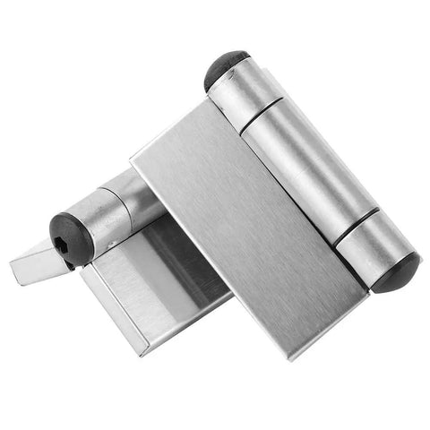 Heavy Duty Stainless Steel Spring Hinges Self Closing Cabinet Hardware Flush Mount For Wardrobe And Kitchen Cabinets, 8x4.5 cm, side view