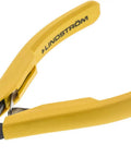 Diagonal Cutting Nipper With Micro Bevel Edge 112.5 Millimeters Multi Color Handles ergonomic grip in yellow high carbon steel