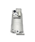 B Class Vito Smart AC Compressor Hybrid Replacement With Precision Scroll Piston And Lightweight Aluminum Body OE A0032305111 SHS33H4155 Plug And Play Fit For Easy Install And Reliable Quiet Cooling, silver aluminum compressor front view