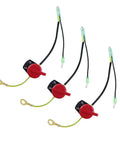 12 Pack Engine On Off Kill Switch For Champion Predator Firman Honda And Clones GX160 GX200 GX240 GX270 GX340 GX390 Replacement Parts Durable Universal Fit For Small Engines, 3-wire