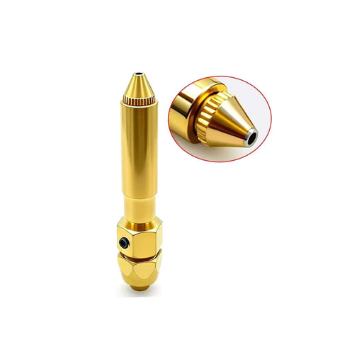 Heavy Duty Laser Welding Wire Feed Hose For Fiber Laser Welders with detailed close-up of golden connector