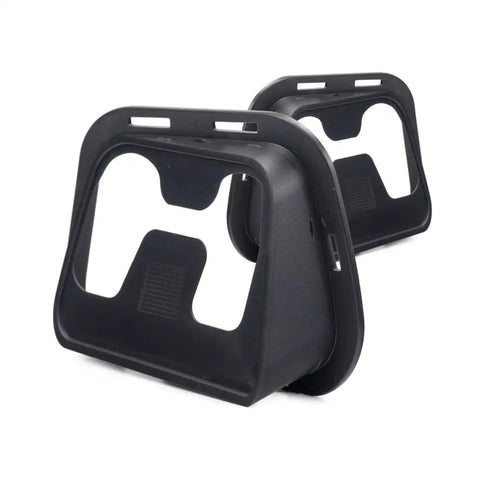 Chevy Tahoe Tow Hook Cover Front Pair Replacement Plastic Driver And Passenger Side 2007 2014 Plug And Play Fit angled view