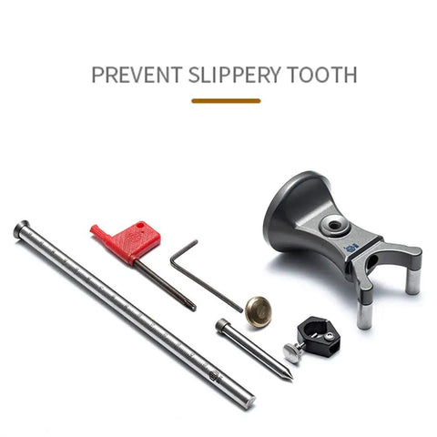 Killer Wheel Marking Gauge And Slick Woodworking Scriber Kit For Pro Carpenters parts including aluminum frame, steel disc, and tools.