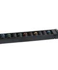 Must Have 10 Pc Chrome Vanadium Impact Socket Set for Heavy Duty Jobs with Swivel Heads Plus 96 Inch Extension Bar And Full Size Drive Ranging From 10mm To 24mm For Every Garage Task black case with color coded sockets