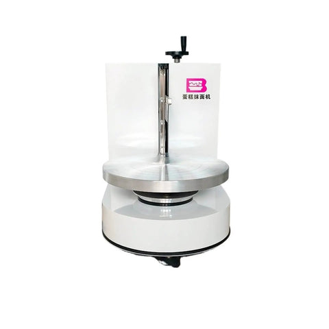 Semi Automatic Cake Icing Machine For Birthday And Wedding Cakes 4 To 12 Inch Round Cake Decorating Tool, white, 110V view