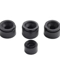 Rubber Engine Cover Grommet Kit Four Piece Direct Fit For 07C103226B And 06J103226A OEM Replacement No Tools Needed Easy Install Long Lasting Rubber Mounts Black Side Stop Buffer Auto Part, 4 black rubber grommets