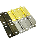 Thicker Design Wooden Box Hinges For Tea Boxes And Small Cabinets in various finishes, displayed in sets, showcasing smooth folding mechanism.