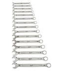 Metric Combination Wrench Set With 25 Percent More Torque Max Bite Open End Grip And Beefy I Beam Handle Ink Filled Size Labels