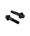 Black Titanium Split Rim Bolts M7x32mm for 3pc and 2pc Wheels, high strength lightweight fasteners for performance cars, street and track ready.