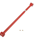 Beefed Up Adjustable Rear Panhard Track Bar For Rock Solid Wheel Alignment Smooth Quiet Ride Heavy Duty Bushing Lubrication For Off Road And Street Performance red carbon steel with bushings