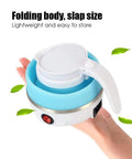 Travel Foldable Electric Kettle 0.6L 600ml Quick Boil In Four To Six Minutes For Coffee And Tea On The Go Collapsible Water Boiler