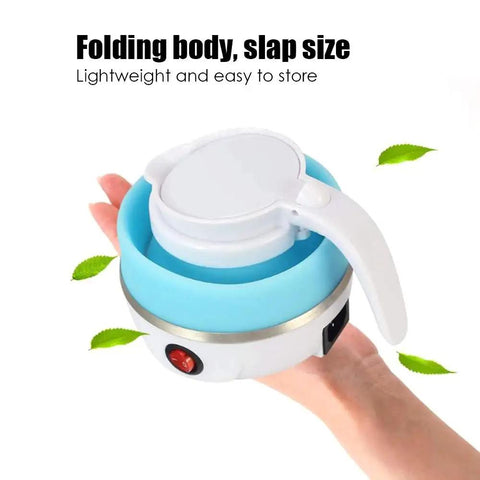 Travel Foldable Electric Kettle 0.6L 600ml Quick Boil In Four To Six Minutes For Coffee And Tea On The Go Collapsible Water Boiler