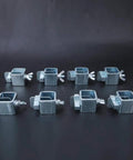 8 Pcs Butt Welding Clamps Set For Sheet Metal And Auto Body Repair, Pro Grade Heavy Duty Galvanized Steel Weld Clamps For Car Truck