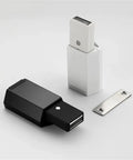 Magnetic Push Latches For Cabinets And Doors Heavy Duty Push To Open Hidden Handle Black ABS Durable Cabinet Catches Easy Install