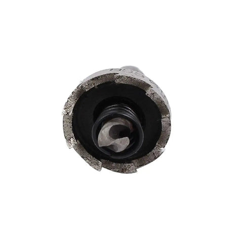 Front view of 18.2mm HSS Hole Saw Set With 66mm Overall Length And 13mm Cutting Depth, showing cutting edge design.