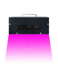 Go-To Gear 3500W LED UV Curing Lamp Packs Cold Light Source For 3D Printer Resin And Gel Drying 365NM UV Machine rear view with pink light.