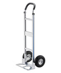 Heavy Duty Aluminum Hand Truck Dolly With Non Slip Wheels And Handle, 500 Lb Capacity Portable Trolley side view