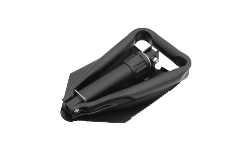 Folding Shovel For Camping And Hiking Durable Collapsible Entrenching Tool folded for compact storage