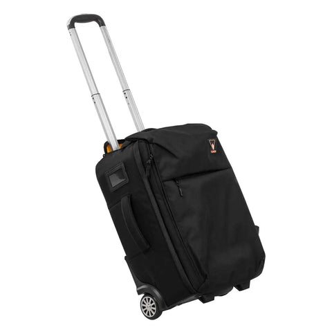 Rolling bag from 4 Axis 6K Cinema Camera Bundle Kit With 128GB Card Roller Bag LiDAR Range Finder DL Mount Hand Grips Monitor Battery Pack And Cables Pro Grade Set Kit