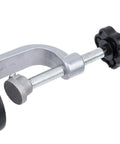 Close-up of Beefy Aluminum Electric Drill Stand component, showing precision knob and sturdy aluminum for drill press use