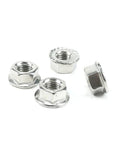 Heavy Duty Exhaust Flange Install Kit For Classic Motorcycle Cruisers Featuring Premium Sealing Bolts, stainless nuts for secure fastening.