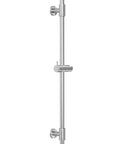 30 Inch Shower Slide Bar With Adjustable Handheld Shower Head Holder Reuse Existing Holes SUS304 Brushed Stainless Steel Wall Mount