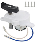 K6010-81 OEM Roof Vent Lift Motor for RV Vent Fans Dometic Fan-Tastic B Series White Cap Replacement 17 RPM with 4 Screws Included