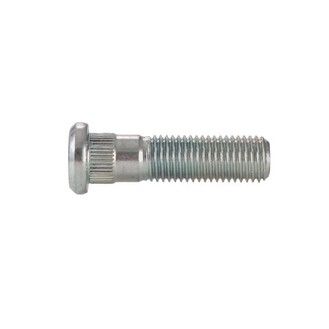 Side view of a single wheel stud from 5 Pack M12x1.5 Wheel Studs For Hyundai And Kia Cars And SUVs 1998 2024 Sonata Elantra Tucson