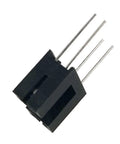 ITR9608 F Photoelectric Switch Optical Interrupter Sensor DIP-4, black with silver pins, for DIY projects and automation
