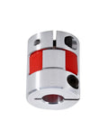 Flexible Plum Shaft Coupling With 8mm And 10mm Bore, High Strength Aluminum, Lubrication Free, Easy Fit For CNC Stepper Motors And Encoders