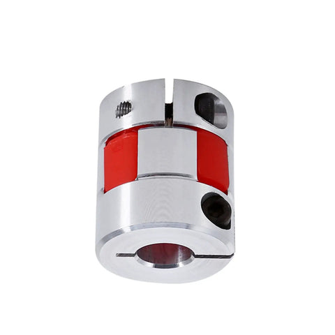 Flexible Plum Shaft Coupling With 8mm And 10mm Bore, High Strength Aluminum, Lubrication Free, Easy Fit For CNC Stepper Motors And Encoders