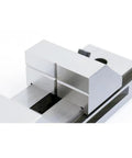Beefy 4 Inch Precision Vise For Milling Machines With Quick Adjust Jaw Width Universal Clamp Tool Accessory For Grinding