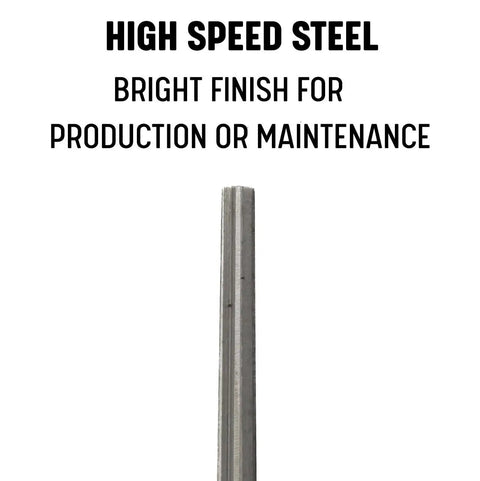 Pro Grade High Speed Steel Straight Flute Taper Pin Reamer Size 3 DWR Series tool with bright finish for machining