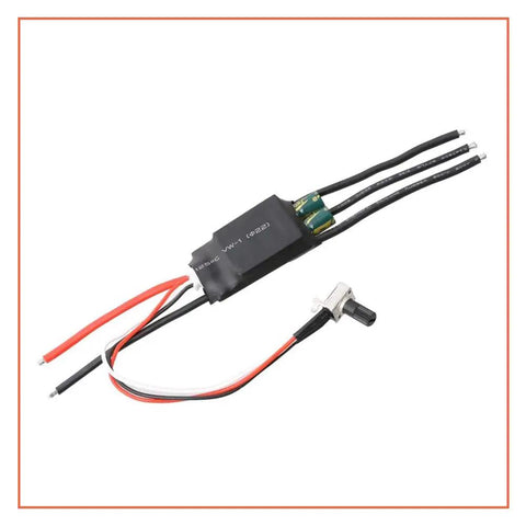Three Phase DC Brushless Hallless BLDC Motor With ESC Speed Controller And Potentiometer For 7-24V Easy Adjustable Speed CW Increases CCW Decreases No Hall Sensor Needed Dope DIY Projects