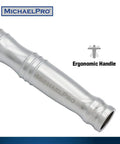 Close-up of ergonomic handle from Multi Position Extendable Flex Head Ratchet Set With 72 Tooth Reversible Quick Release