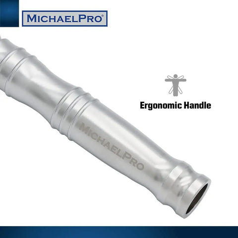 Close-up of ergonomic handle from Multi Position Extendable Flex Head Ratchet Set With 72 Tooth Reversible Quick Release