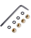 Upgraded Gold Stainless Steel Grip Screws For Beretta 92 Series With T10 Torx Wrench And Spare O Rings Heavy Duty Firearm Parts install