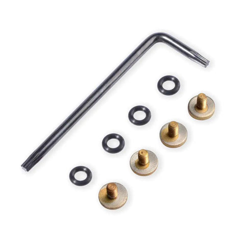 Upgraded Gold Stainless Steel Grip Screws For Beretta 92 Series With T10 Torx Wrench And Spare O Rings Heavy Duty Firearm Parts install