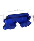 Aluminum Front Bulkhead Upgrade For 1/10 Traxxas Slash 2WD Rustler Stampede Bandit 2530A Navy Blue Anodized With Hardware
