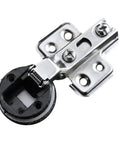 Heavy Duty 26mm Glass Door Hinge For Cabinets And Wine Display Cases Built To Last Fixed Type With Plastic Cup Screws