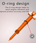 Rugged Aluminum Air Fuel Mixture Screw Adjuster For Carburetors Universal Dirt Bike Tuner With Anodized Orange Finish close-up