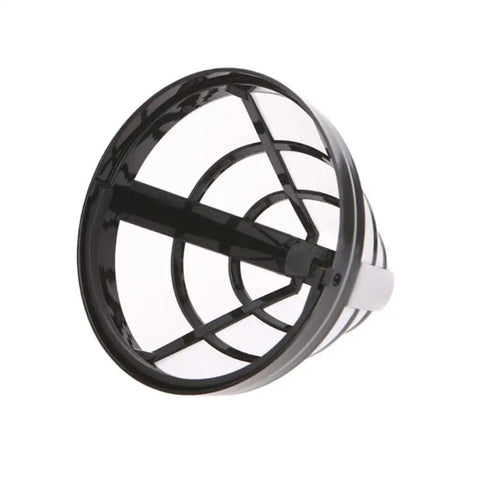 Dead Simple Nylon Coffee Filter For Home Brewing Reusable Barista shown from above, featuring black nylon mesh and sturdy design.