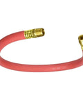 Tuff As Nails Rubber Air Hose Whip Snubber with brass couplers, designed for 200 PSI air tools, flexible and durable.
