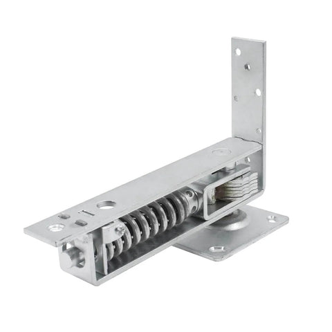Double Action Spring Hinge With Cover Plates For Wood Doors Self Closing Top Pivot Hinge Adjustable Torque Stop Function, metal hinge