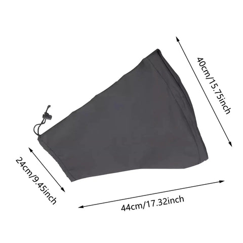 Magnetic EV Port Protector Hella Waterproof Plug Cover dimensions shown, 40cm x 24cm, heavy-duty canvas material for weather protection.