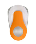 Top view of 2 Inch Circle Punch For Scrapbooking And Card Making Easy Manual Lever Punch That Delivers Clean Punched Out Designs For Paper Crafts Perfect For Embellishments And Windows Gray.